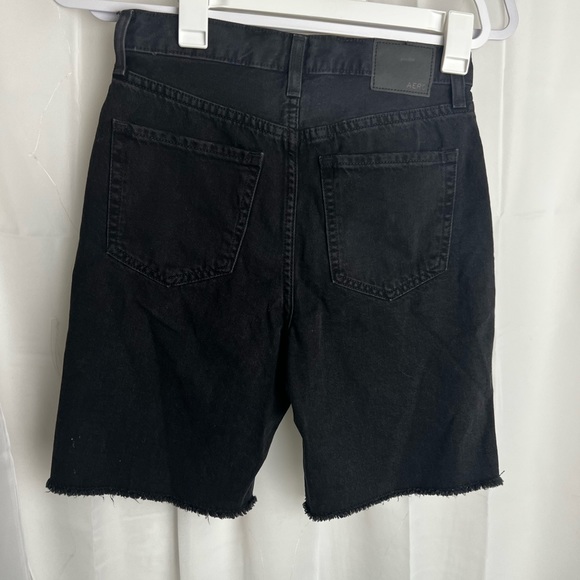 AéRopostale Aero Shorts Women’s 4 Black 90s Cut - Picture 5 of 7